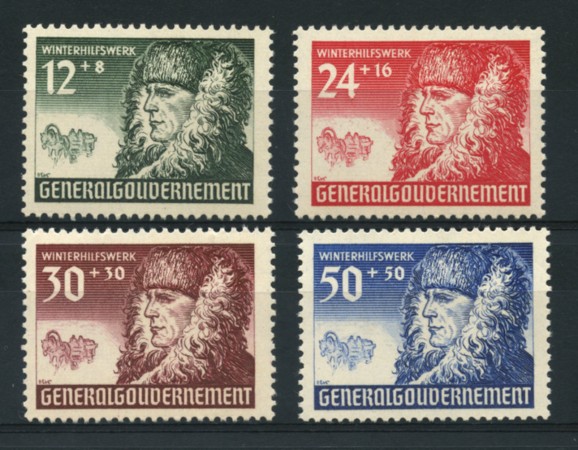 1940 - LOTTO/15114 - POLONIA OCC. TEDESCA - SOCCORSO INVERNALE 4v. -  NUOVI