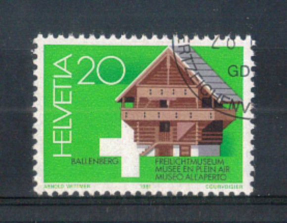 1981 - LOTTO/SVI1121U - SVIZZERA - 20c. BALLEMBERG - USATO