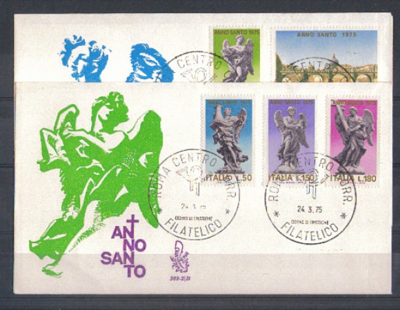 1975 - LOTTO/6621ZA - REPUBBLICA - ANNO SANTO - FDC