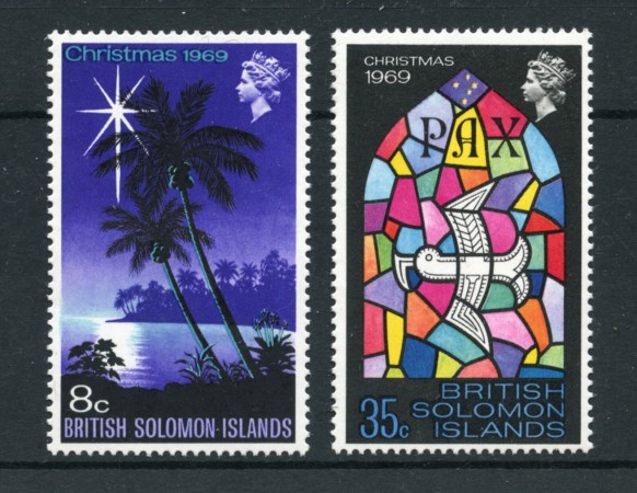 1969 - ISOLE SALOMON - LOTTO/22370 - NATALE 2v. - NUOVI