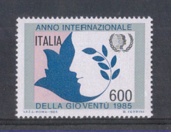 1985 - LOTTO/6839 - REPUBBLICA - ANNO DELLA GIOVENTU'