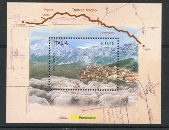 2004 - LOTTO/15152 - REPUBBLICA - LA TRANSUMANZA - FOGLIETTO NUOVO