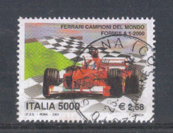 2001 - LOTTO/7308U - REPUBBLICA - FERRARI CAMPIONE - USATO