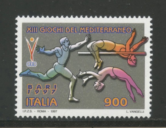 1997 - REPUBBLICA - GIOCHI DEL MEDITERRANEO - NUOVO - LOTTO/7155