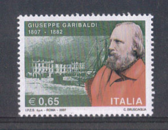 2007 - LOTTO/7642 - REPUBBLICA -  GIUSEPPE GARIBALDI