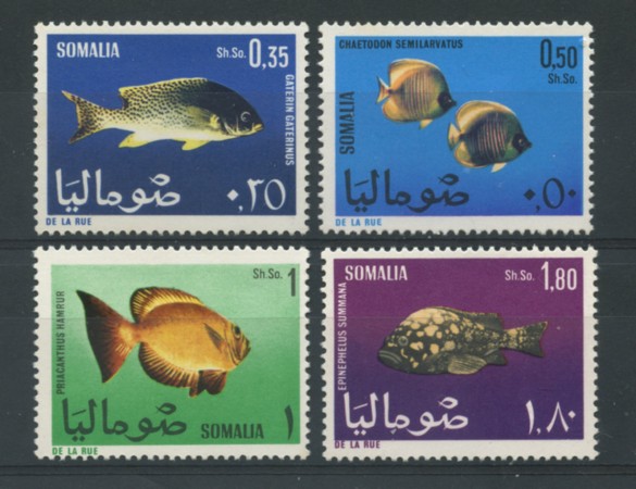 1967 - LOTTO/14934 - SOMALIA REPUBBLICA - PESCI 4v. - NUOVI