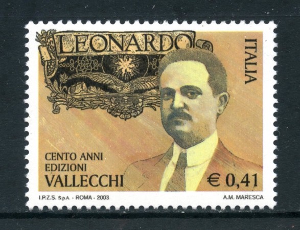 2003 - REPUBBLICA - ATTILIO VALLECCHI - NUOVO - LOTTO/25567