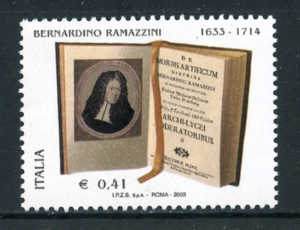 2003 - REPUBBLICA - BERNARDINO RAMAZZINI - NUOVO - LOTTO/25571