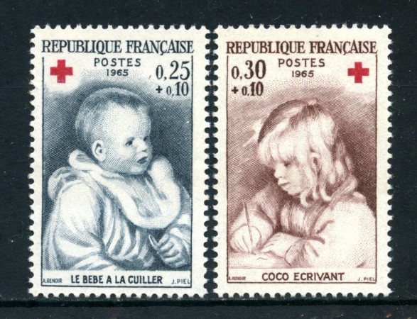 1965 - FRANCIA - CROCE ROSSA 2v. - NUOVI - LOTTO/25956