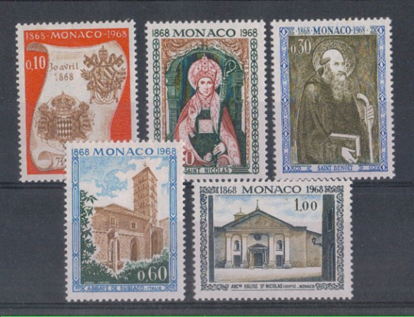 1968 - LOTTO/4565 - MONACO - ABBAZIA NULLIUS DIOCESIS