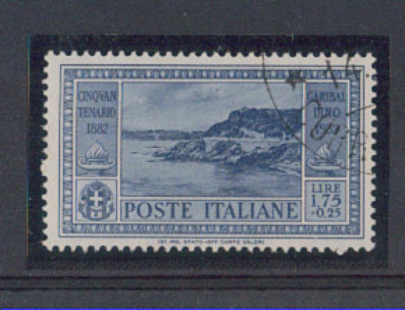 1932 - LOTTO/REG322U - REGNO - 1,75+25c. G. GARIBALDI - USATO