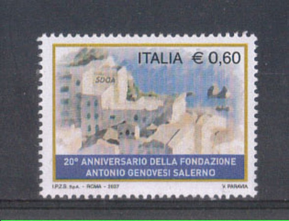 2007 - LOTTO/7611 - REPUBBLICA - FONDAZIONE A.GENOVESI