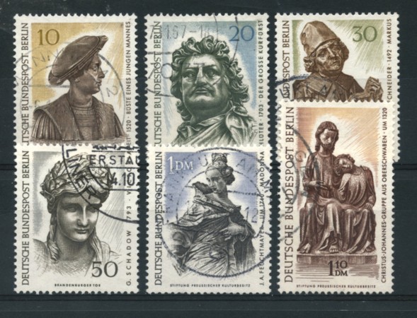 1967 - LOTTO/15526U - BERLINO - TESORI DEI MUSEI 6v. - USATI