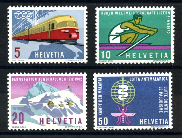 1962 - LOTTO/39436 - SVIZZERA - PROPAGANDA 4v. - NUOVI
