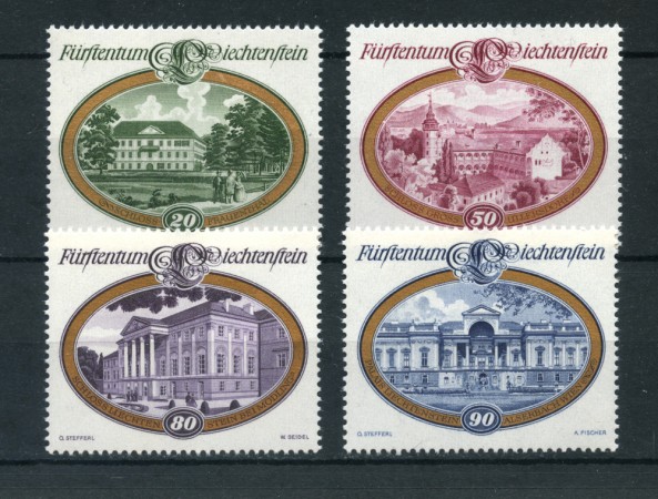 1977 - LOTTO/23514 - LIECHTENSTEIN - CASTELLI 4v. - NUOVI