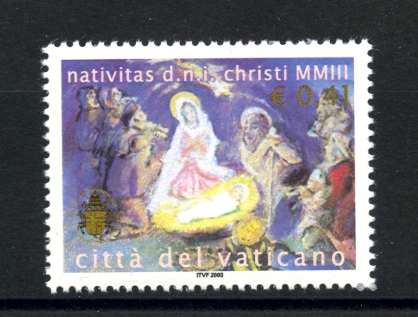2003 - VATICANO -  NATALE NUOVO - LOTTO/36786