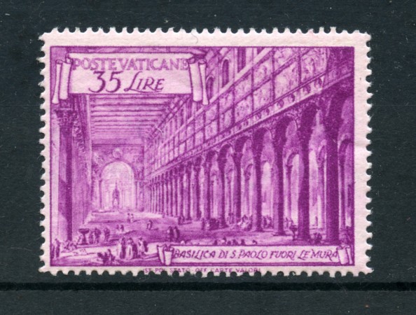 1949 - LOTTO/24020 - VATICANO - 35 LIRE BASILICHE ROMANE - NUOVO