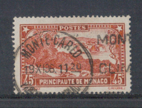 1933 - LOTTO/8542UE - MONACO - 45c. VEDUTE - USATO