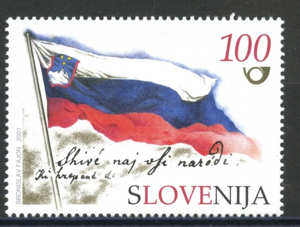 2001 - SLOVENIA - INDIPENDENZA - NUOVO - LOTTO/34148