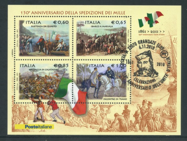 2010 - LOTTO/18566U - REPUBBLICA - SPEDIZIONE DEI MILLE - USATO