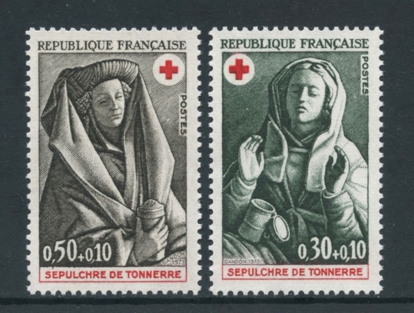 1973 - FRANCIA - PRO CROCE ROSSA 2v. - NUOVI - LOTTO/26081