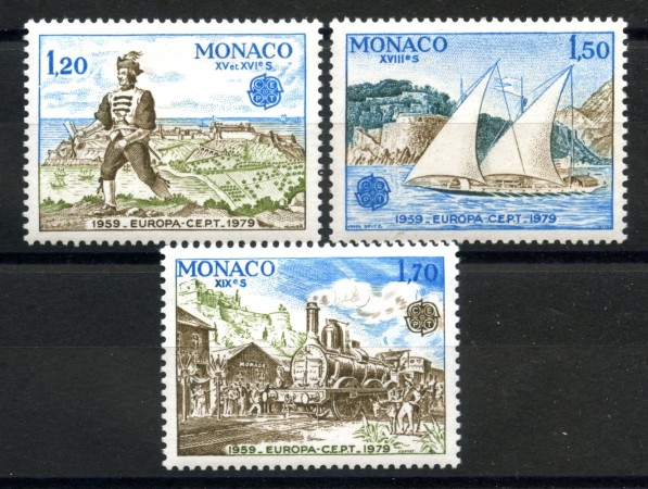 1979 - LOTTO/41307 - MONACO - EUROPA 3v. - NUOVI