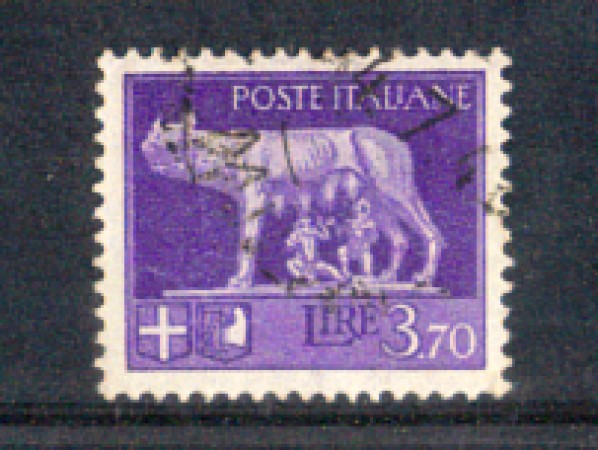 1929 - LOTTO/REG256AU - REGNO - 3,70 LIRE  IMPERIALE - USATO