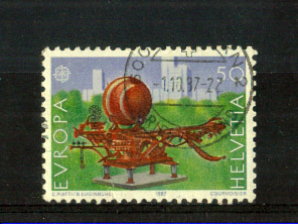 1987 - LOTTO/SVI1274U - SVIZZERA - 50c. EUROPA - USATO