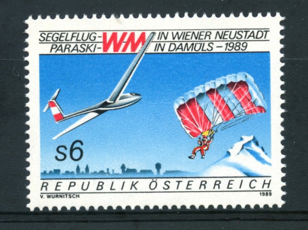 1989 - LOTTO/23443 - AUSTRIA - VOLO CON ALIANTE - NUOVO