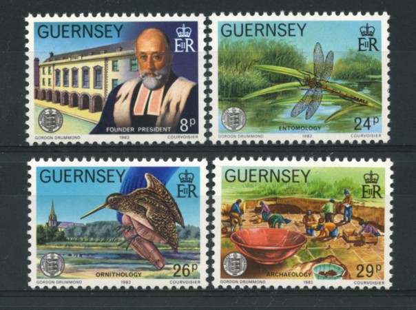 1982 - LOTTO/13430 - GUERNSEY - ASSOCIAZIONE CULTURALE 4v.