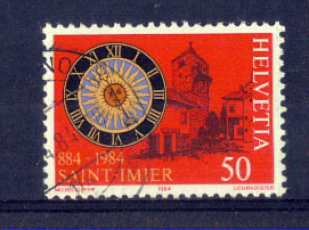 1984 - LOTTO/SVI1197U - SVIZZERA - 50c. St. IMIER - USATO