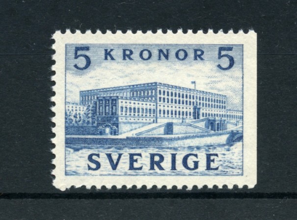 1941/53 - LOTTO/21915 - SVEZIA - 5 K. AZZURRO PALAZZO REALE - NUOVO