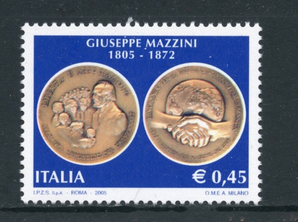2005 - REPUBBLICA - GIUSEPPE MAZZINI - NUOVO - LOTTO/25474