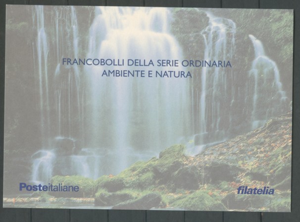 2001 - LOTTO/24301 - REPUBBLICA - AMBIENTE E NATURA - FOLDER POSTE