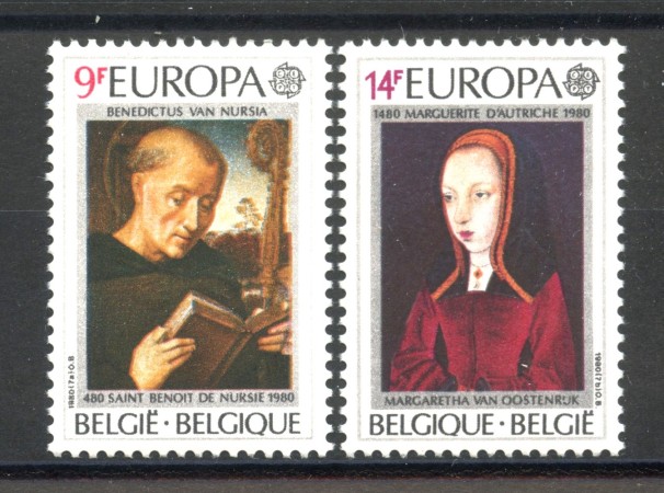 1980 - BELGIO - LOTTO/41391 - EUROPA 2v. - NUOVI