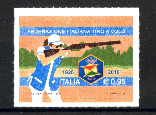2016 - REPUBBLICA - TIRO AL VOLO - NUOVO - LOTTO/36957