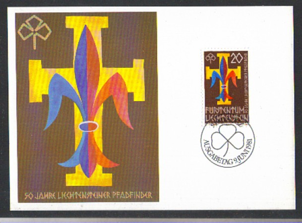 1981 - LBF/3668 - LIECHTENSTEIN - 50° RADUNO SCOUT - MAX
