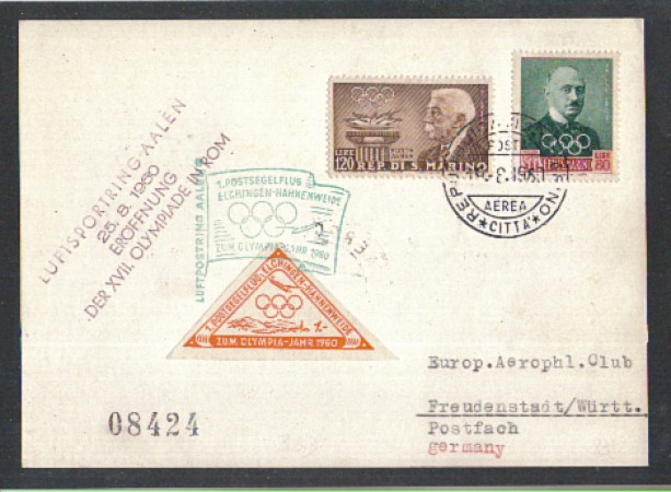 1960 - LBF/3731 - SAN MARINO - OLIMPIADI DI ROMA