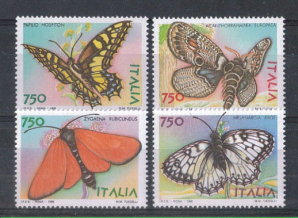 1996 - LOTTO/7111 - REPUBBLICA - FARFALLE 4v. - NUOVI