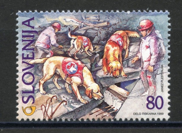 1999 - SLOVENIA - CANI DA SOCCORSO - NUOVO - LOTTO/33978