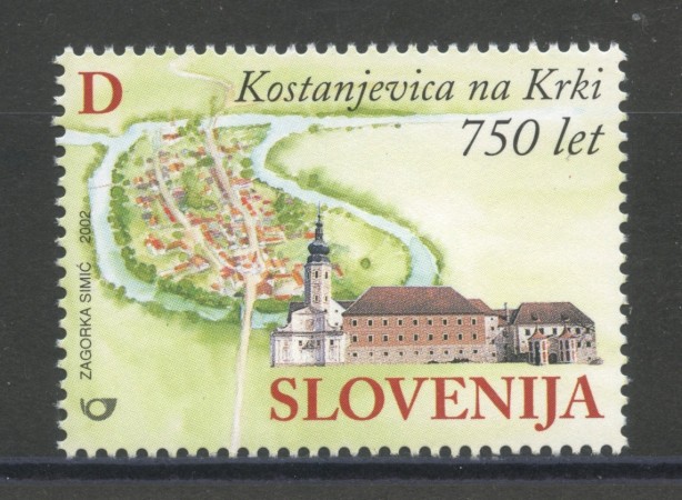 2002 - SLOVENIA - CITTA' DI KOSTANJEVICA  SUL KRKA - NUOVO - LOTTO/34170