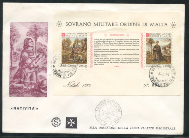 1979 - LOTTO/22383 - SMOM - NATALE FOGLIETTO - FDC
