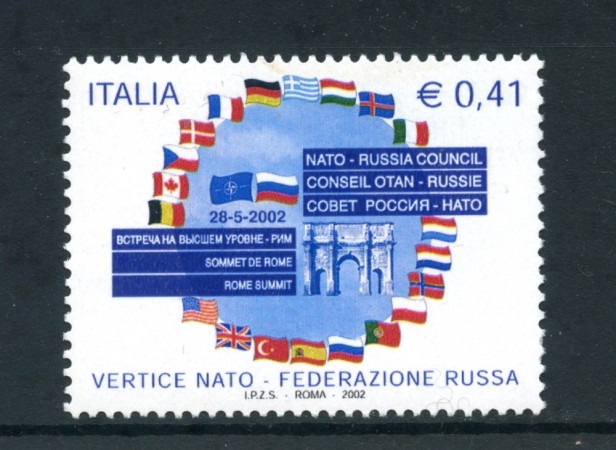 2002 - REPUBBLICA - VERTICE NATO - NUOVO - LOTTO/25686