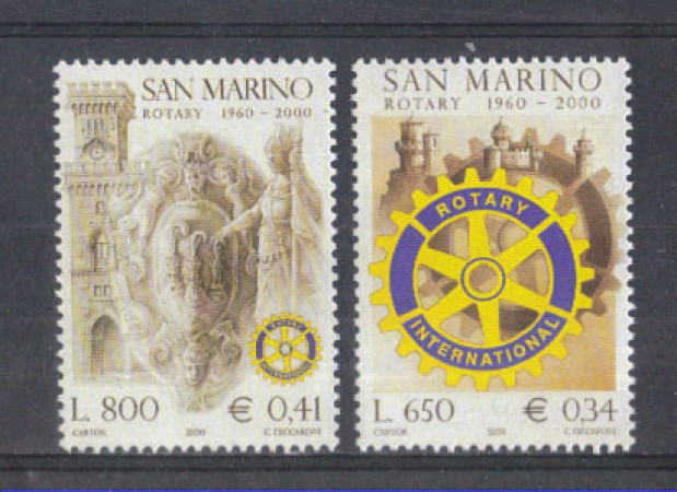 2000 - LOTTO/8220 - SAN MARINO - ROTARY CLUB - NUOVI