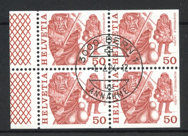 1984 - SVIZZERA - LOTTO/43110 - 50 CENT. TRADIZIONI POPOLARI USATI