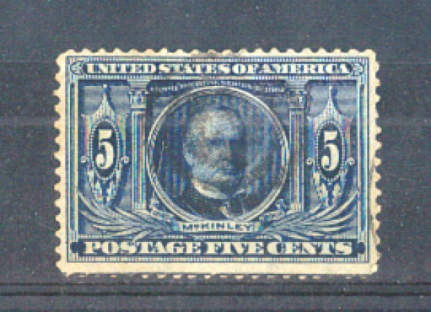 1904 - LOTTO/2921 - STATI UNITI - 5c. MACKINLEY - USATO