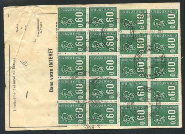 1976 - LOTTO/17324 - FRANCIA - ORDINE DI RISPEDIZIONE TEMPORANEO