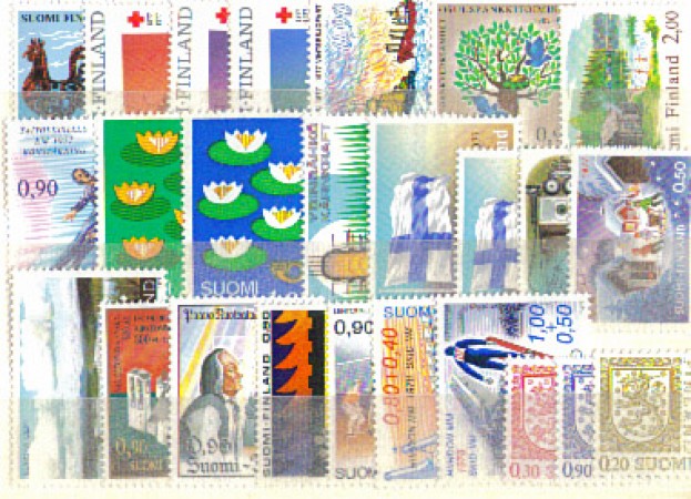 1977 - LOTTO/4500 - FINLANDIA - ANNATA COMPLETA 25v.