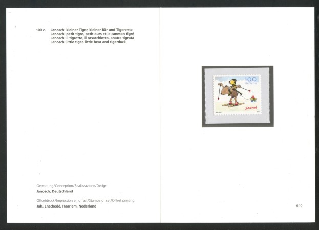 2012 - SVIZZERA - LOTTO/37800F - HORST ECKERT - NUOVO - FOLDER