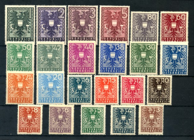 1945 - LOTTO/20569 - AUSTRIA - STEMMA 23v. - LING